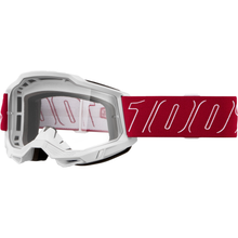 Accuri 2 Goggle Redline Clear Lens
