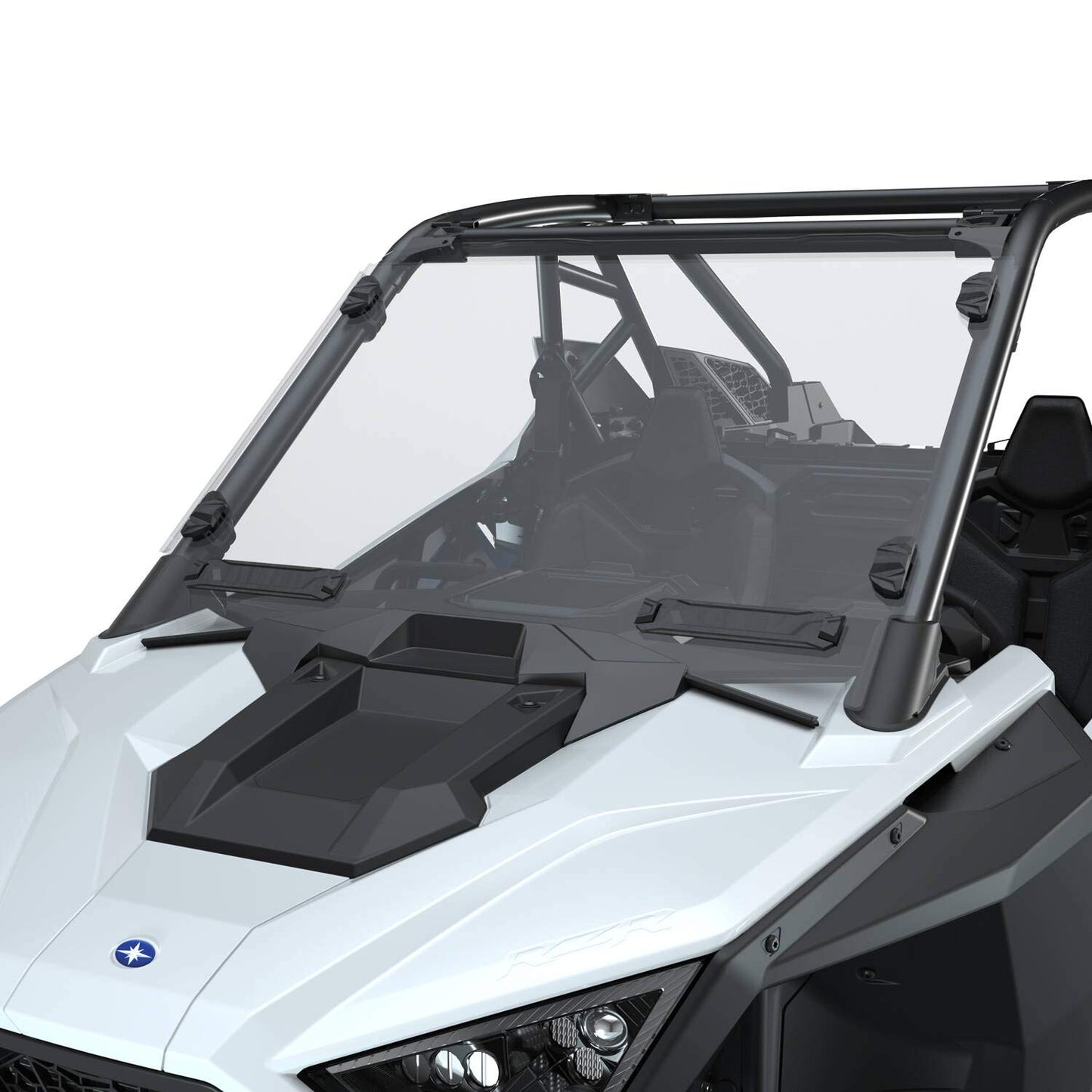 Polaris Off Road Lock & Ride Full Vented Windshield - Hard Coat Poly