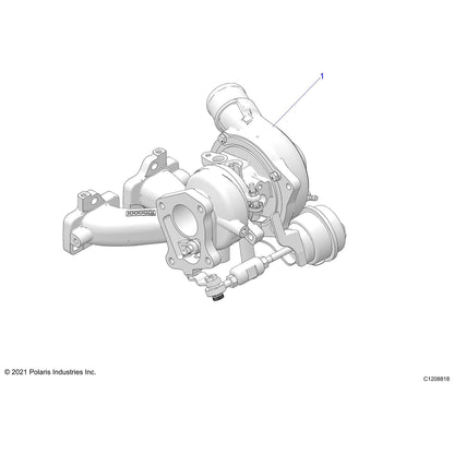 Polaris RZR Actuator Kit, Genuine OEM Part 2205929, Qty 1