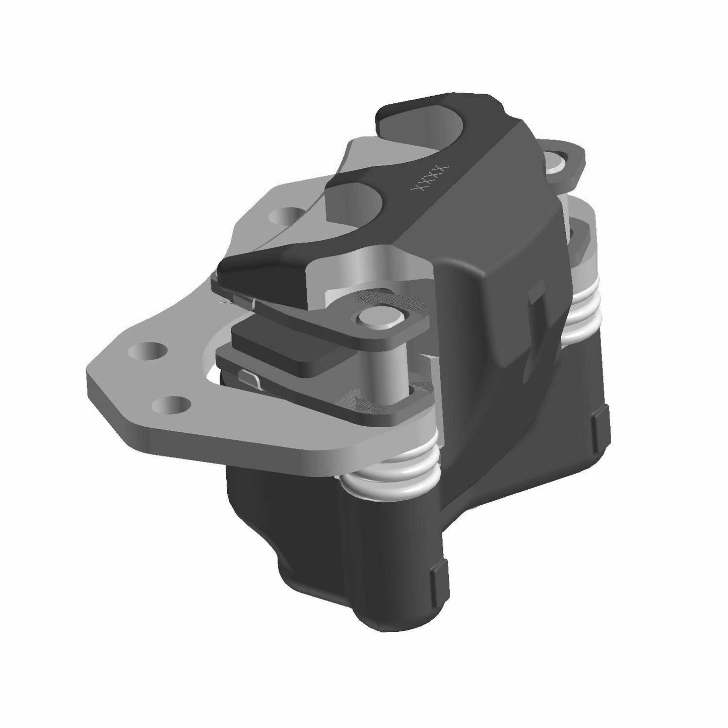 Polaris ATV Caliper Assembly, Grooved, Genuine OEM Part 1912762, Qty 1