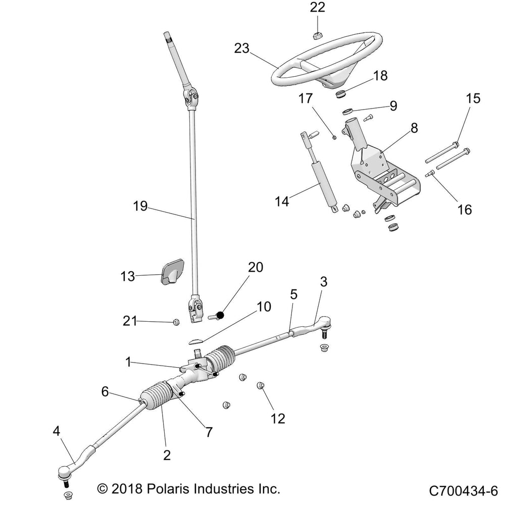 
                      
                        Polaris Off Road Steering Wheel, 15 in, Genuine OEM Part 1823678, Qty 1
                      
                    