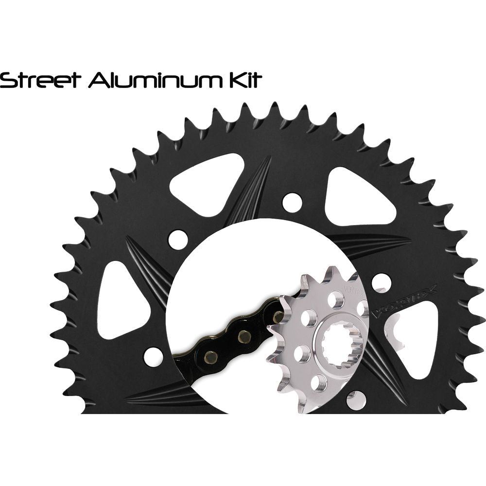 Sprocket/Chain Kit Stl/Alu 16/42t Blk Sx3 530 116l Blk