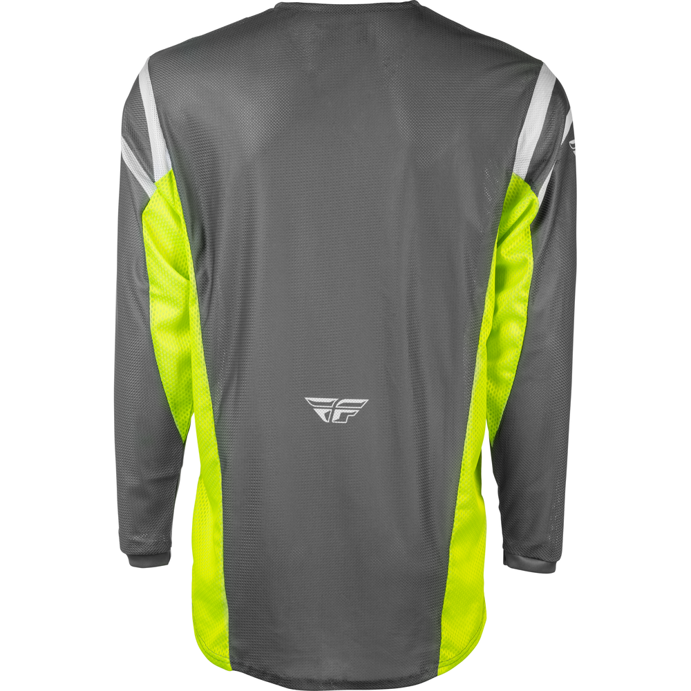 Kinetic Mesh Center Jersey Grey/White/Hi Vis Sm