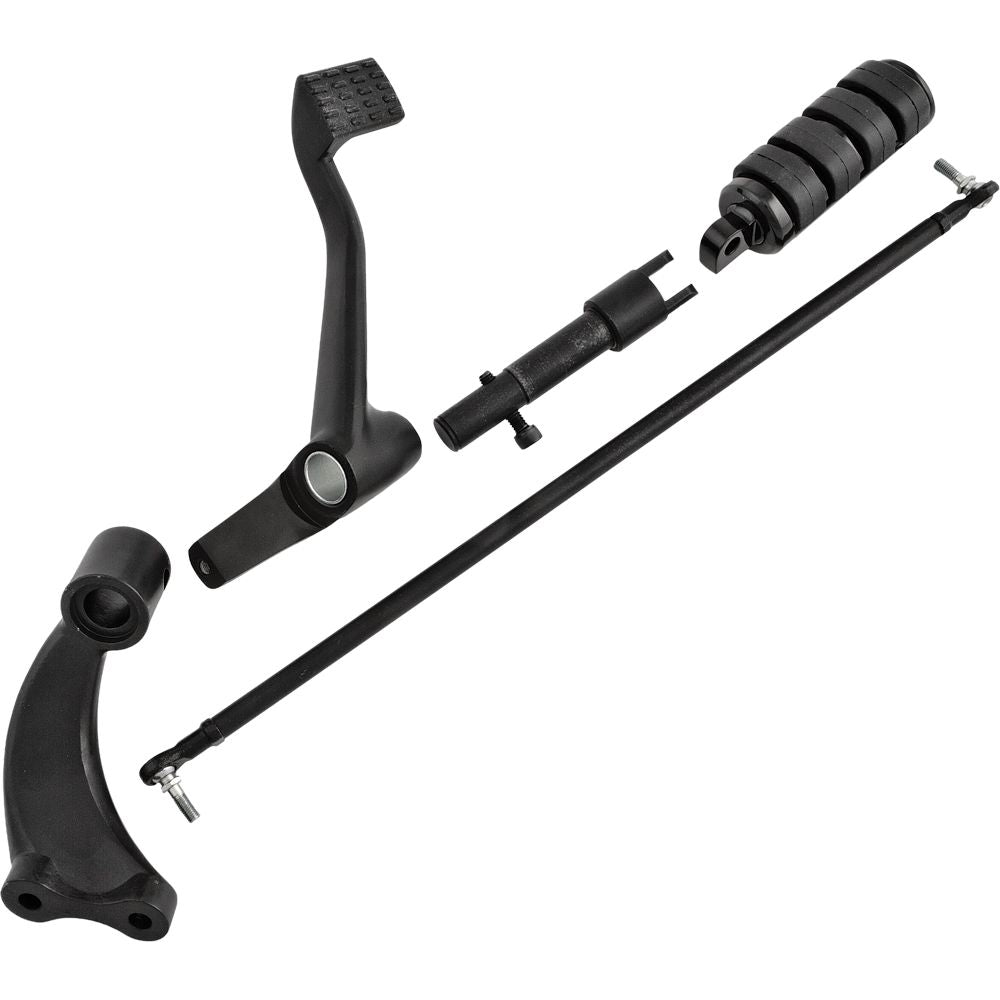 Forward Control Kit Xl 04 13 Blk W/Rubber Band Pegs