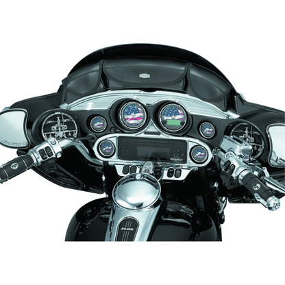 Kuryakyn Stereo Accent 96-13 FL Touring Models Chrome