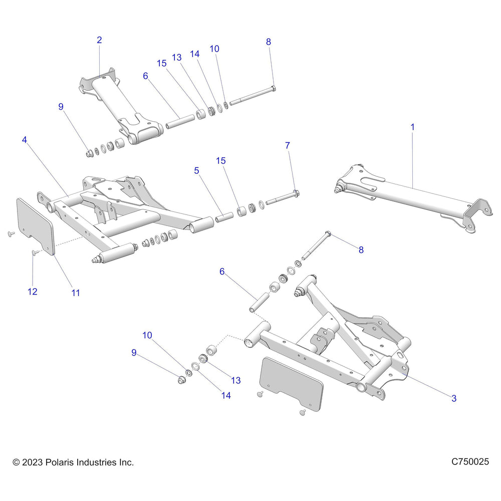 
                      
                        Polaris RZR Control Arm, Rear, Lower, Left Side, Matte Black, Genuine OEM Part 1021414-458, Qty 1
                      
                    