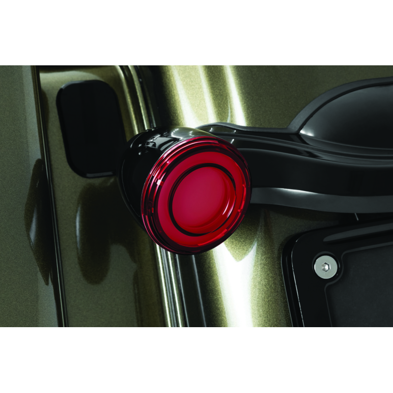 Kuryakyn Tracer L.E.D. Rear Turn Signal Insert Red Light Red Lens 1157