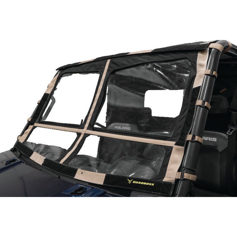 QuadBoss 09-22 Kawasaki KAF620M Mule 4010 4x4 Windbreak Folding Windshield