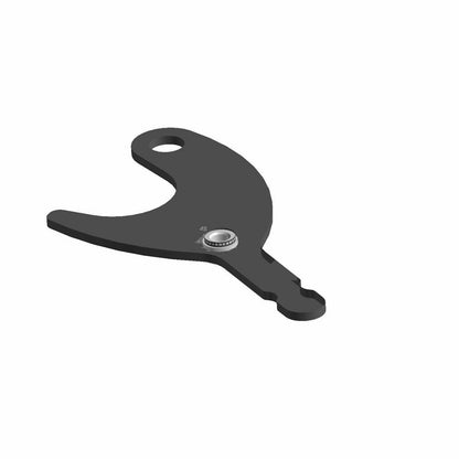 Indian Motorcycle Trunk Latch Assembly, Left, Cruiser Black, Genuine OEM Part 1020803-266, Qty 1