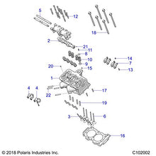 Polaris ATV ASM-ROCKER SHAFT [FROM 7/1/2018], Genuine OEM Part 3024201, Qty 1