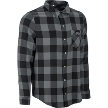 Fly Tek Flannel Black/Grey Sm