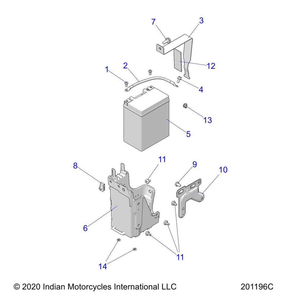 
                      
                        Indian Motorcycle Battery Box, Part 5451834
                      
                    