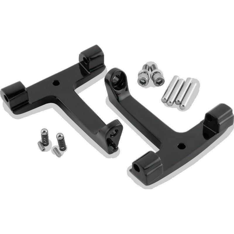 Bikers Choice 93-20 FLH FLT Black Pasanger Floorboard Bracket Replaces H-D 53070-00A