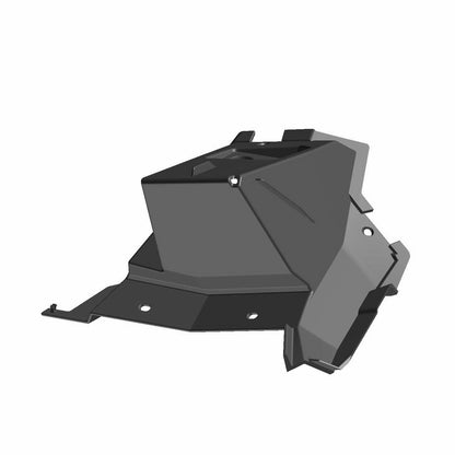 Polaris RZR IP Panel, Lower, Left, Black, Genuine OEM Part 5453965-070, Qty 1