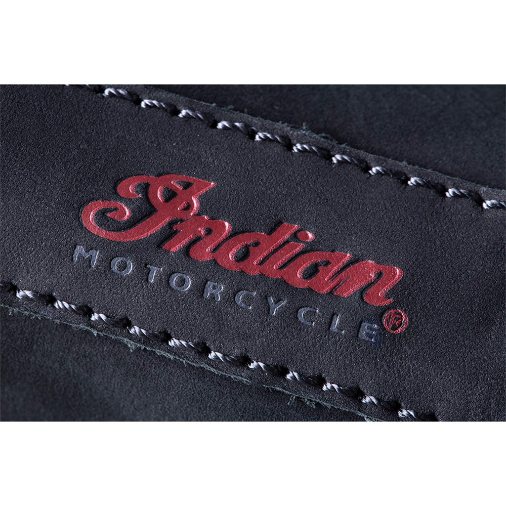 
                      
                        Indian Motorcycle Men's Leather Bryant Sneaker, Black - 10
                      
                    