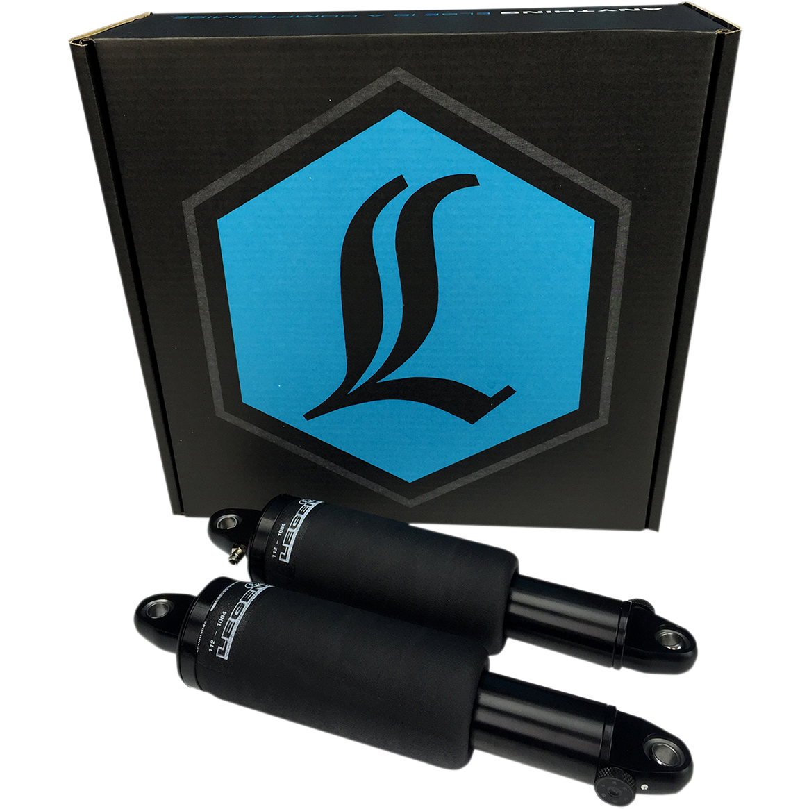 LEGEND SUSPENSION AIR-A FL Adjustable AIR Suspension - Black Handlebar Control - FLH 1311-0153