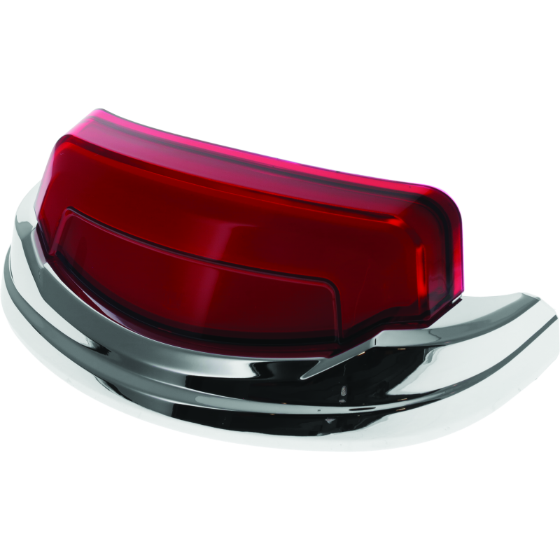 Kuryakyn Tracer Rear Fender Tip Light Chrome Red Lens