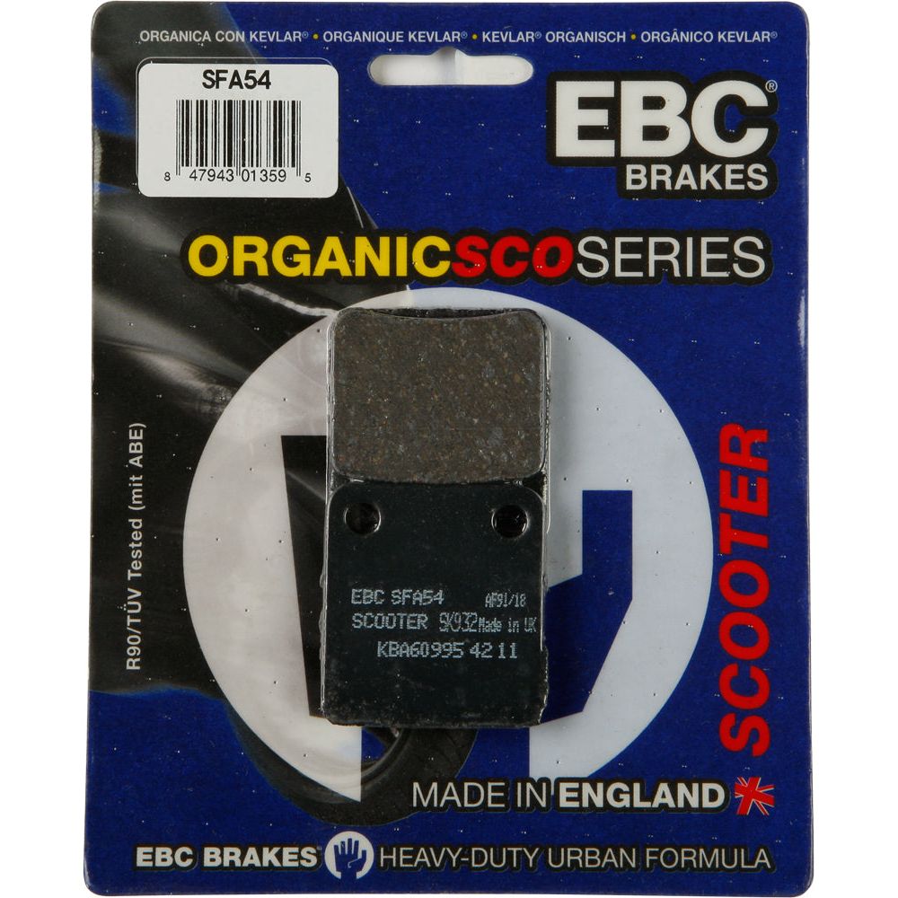 Brake Pads Sfa54 Organic
