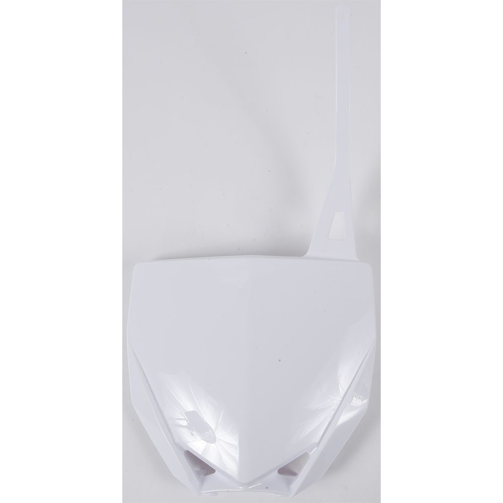 Front Number Plate White