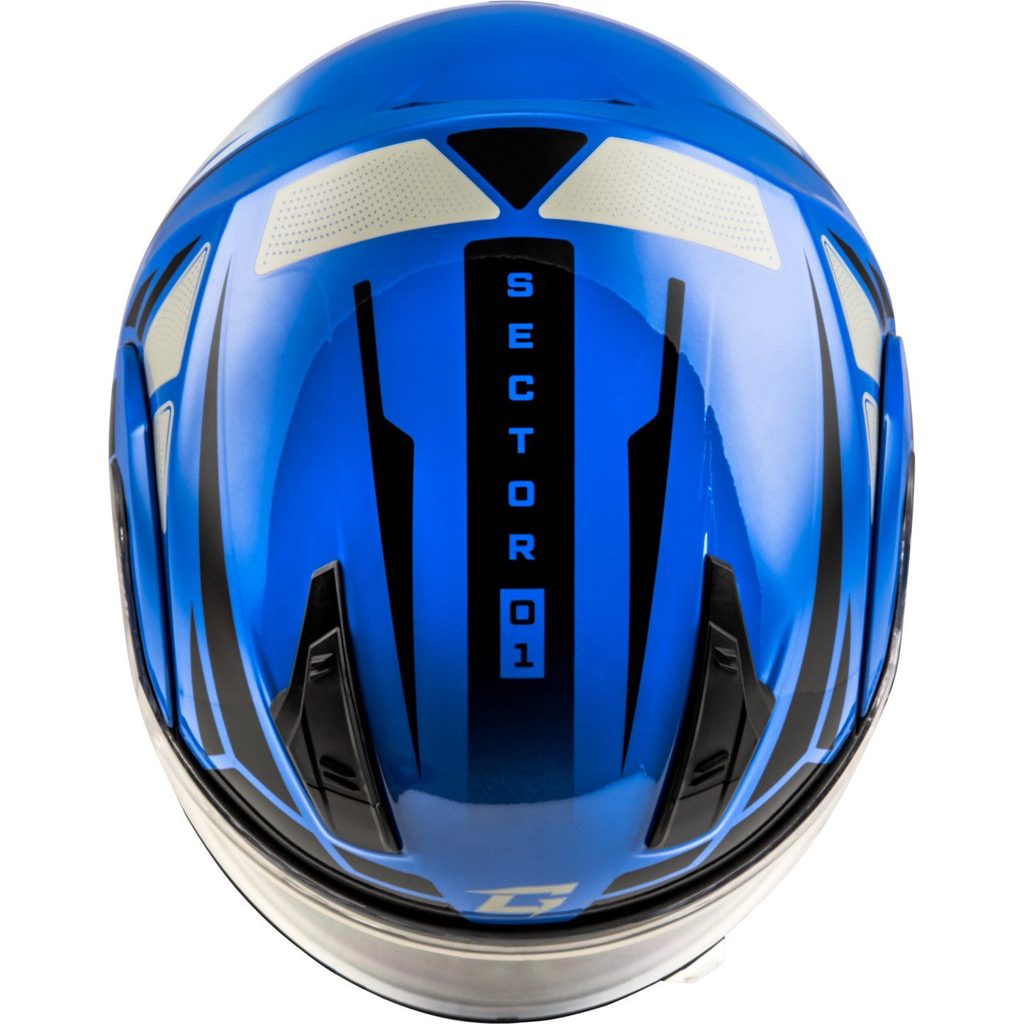 Md 04 Sector Helmet Blue/Black Md