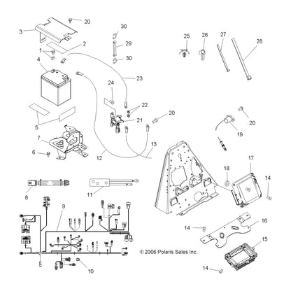 Polaris ATV Module Control, 500 EFI, Genuine OEM Part 4011657, Qty 1