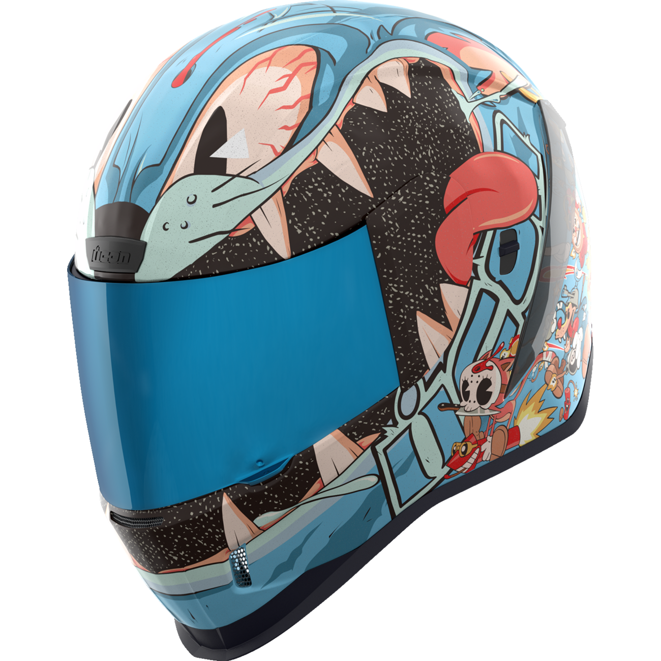 ICON Airform* Helmet - 9 Lives - MIPS? - Blue - Small 0101-17384