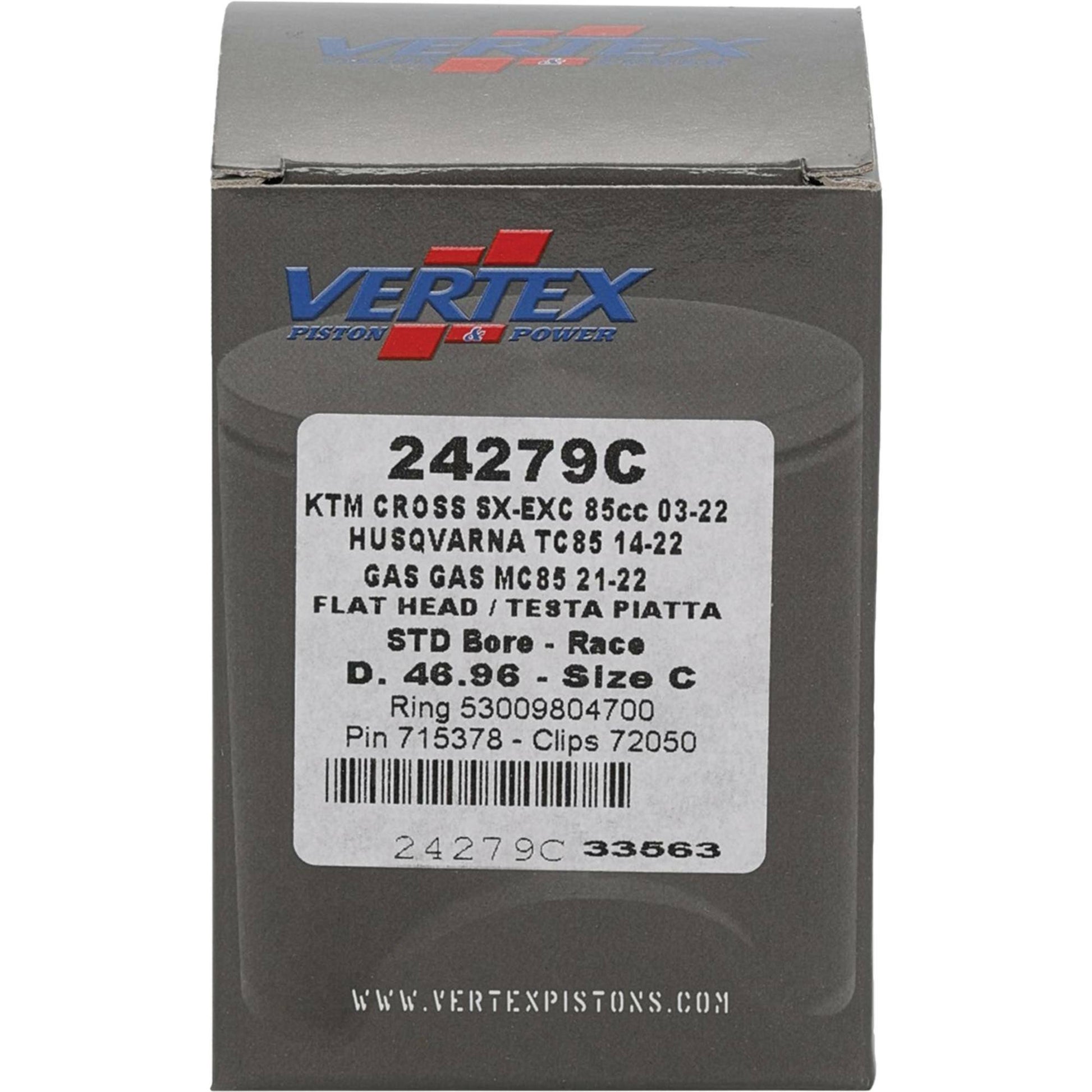 Piston Kit Cast Race 46.96/Std Gas/Husq/Ktm