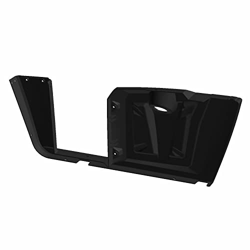 Polaris Ranger Fender with Rocker, Rear, Right Side, Gloss Black, Genuine OEM Part 5437567-070, Qty 1