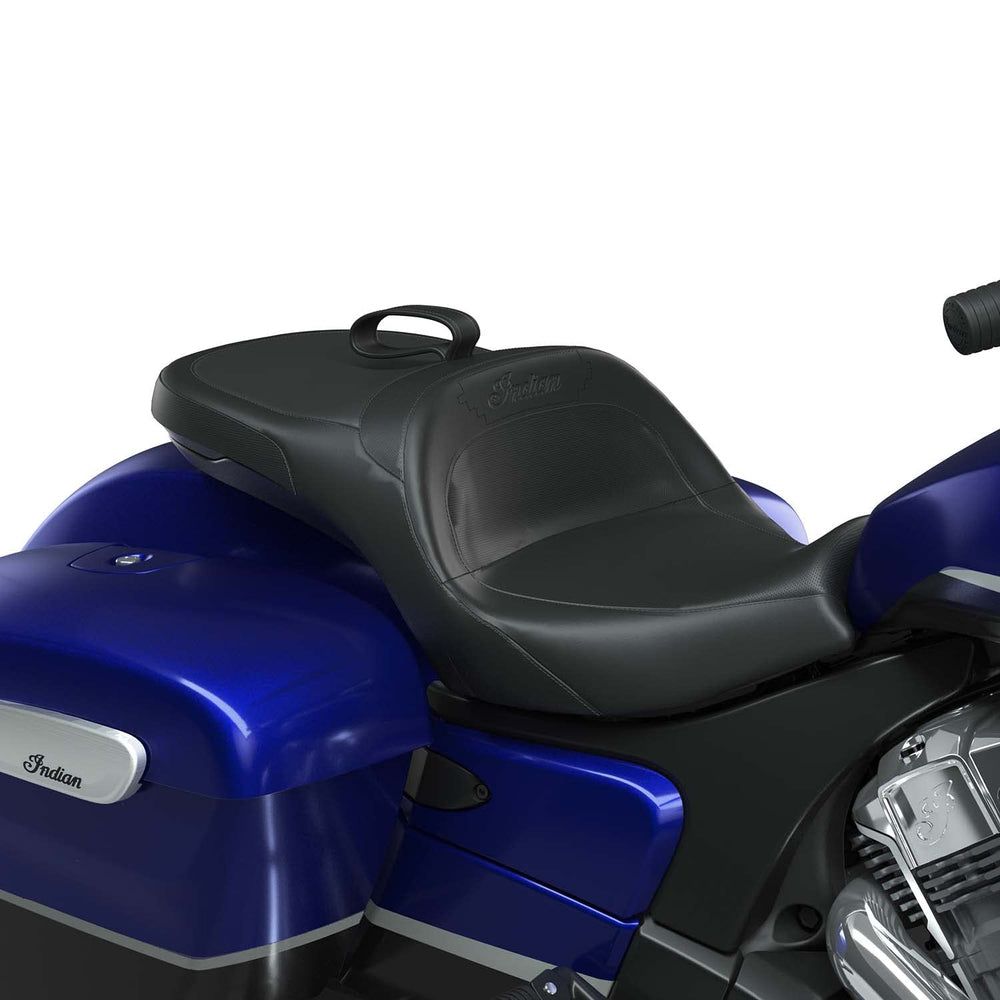 
                      
                        Indian Motorcycle Standard Reach Touring Seat, Black - 2889150-VBA
                      
                    
