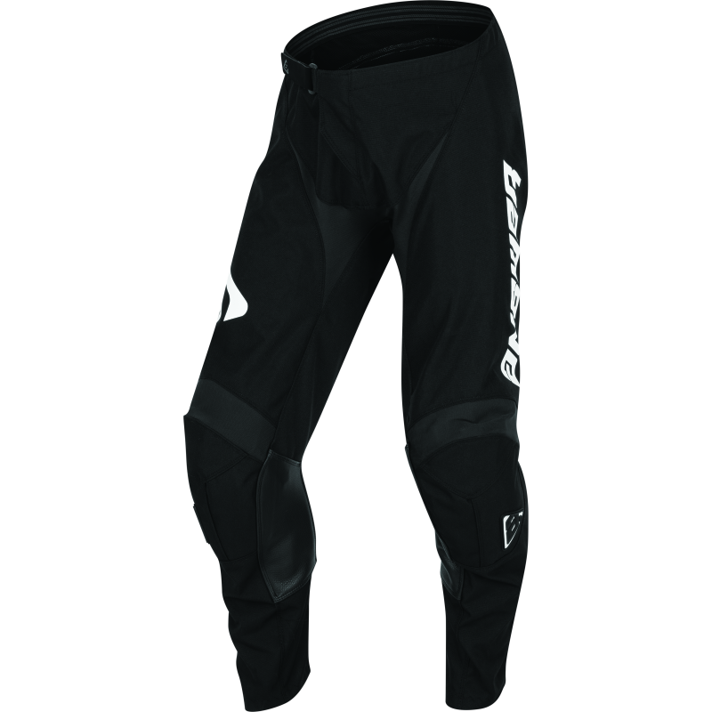 Answer Arkon Bold Pant Black/White Youth Size - 16