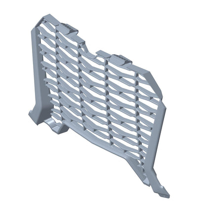 Polaris RZR Front Fascia Grille, Gloss Black - 5455542-070