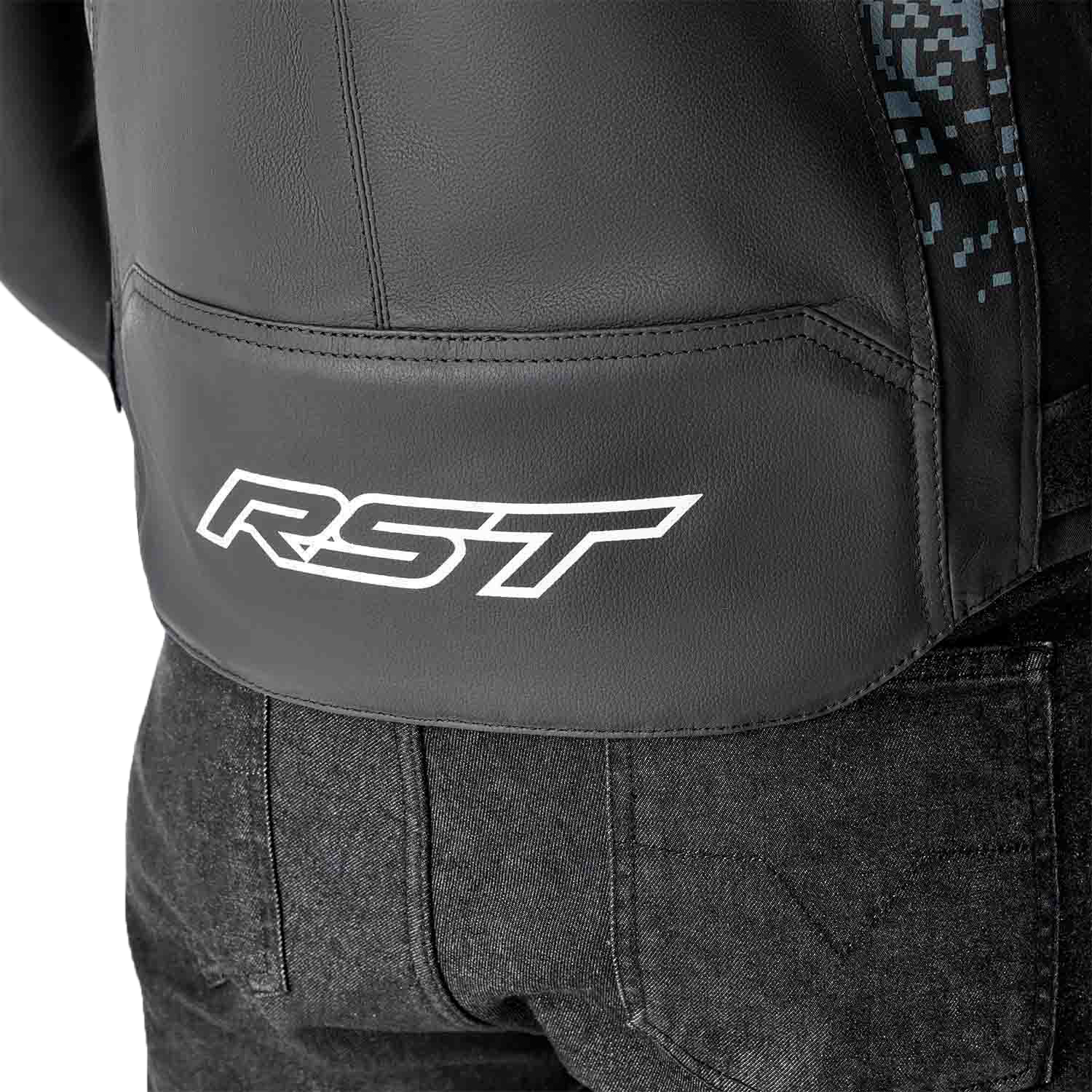 Ps Supersport K D3o Jacket Grey/Black Leather Md