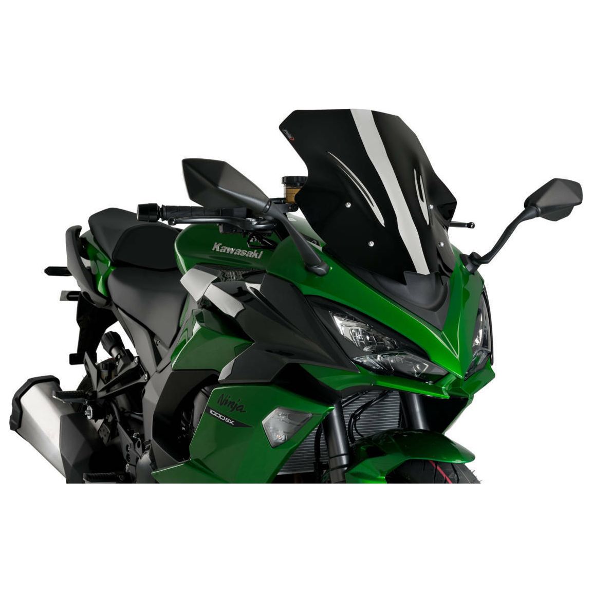 Windscreen Racing Kaw Black