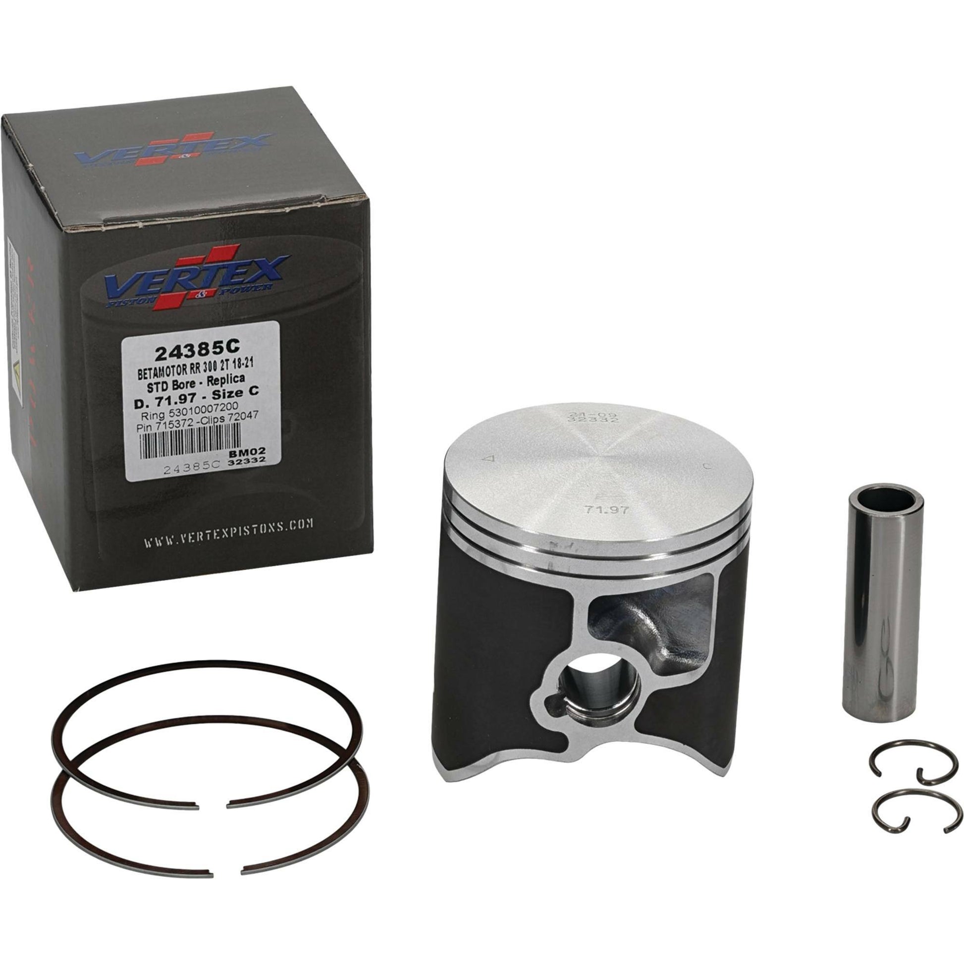 Piston Kit Cast 71.97/Std Beta