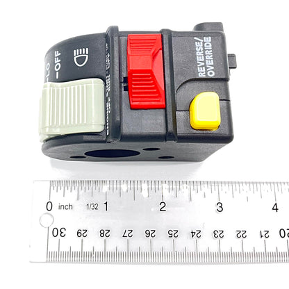 Polaris ATV Hi/Lo/Off (Rev/Or) Handlebar Switch, Genuine OEM Part 4010262, Qty 1