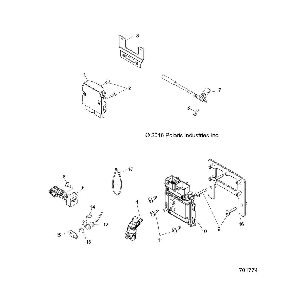 
                      
                        Polaris RZR Crank Position Sensor, Genuine OEM Part 2410720, Qty 1
                      
                    