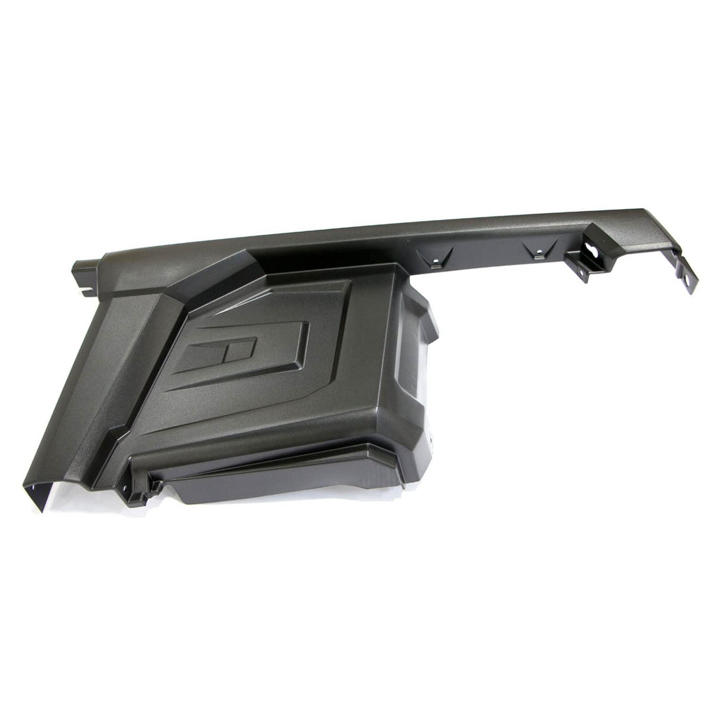 Polaris Ranger Left Hand Center Fender with Rocker, Gloss Black, Genuine OEM Part 5450352-070, Qty 1