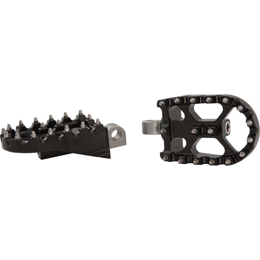 Moto Style Footpeg Set Black 2"X3.125"