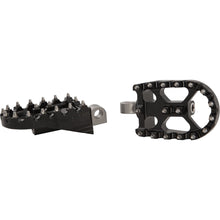 Moto Style Footpeg Set Black 2"X3.125"