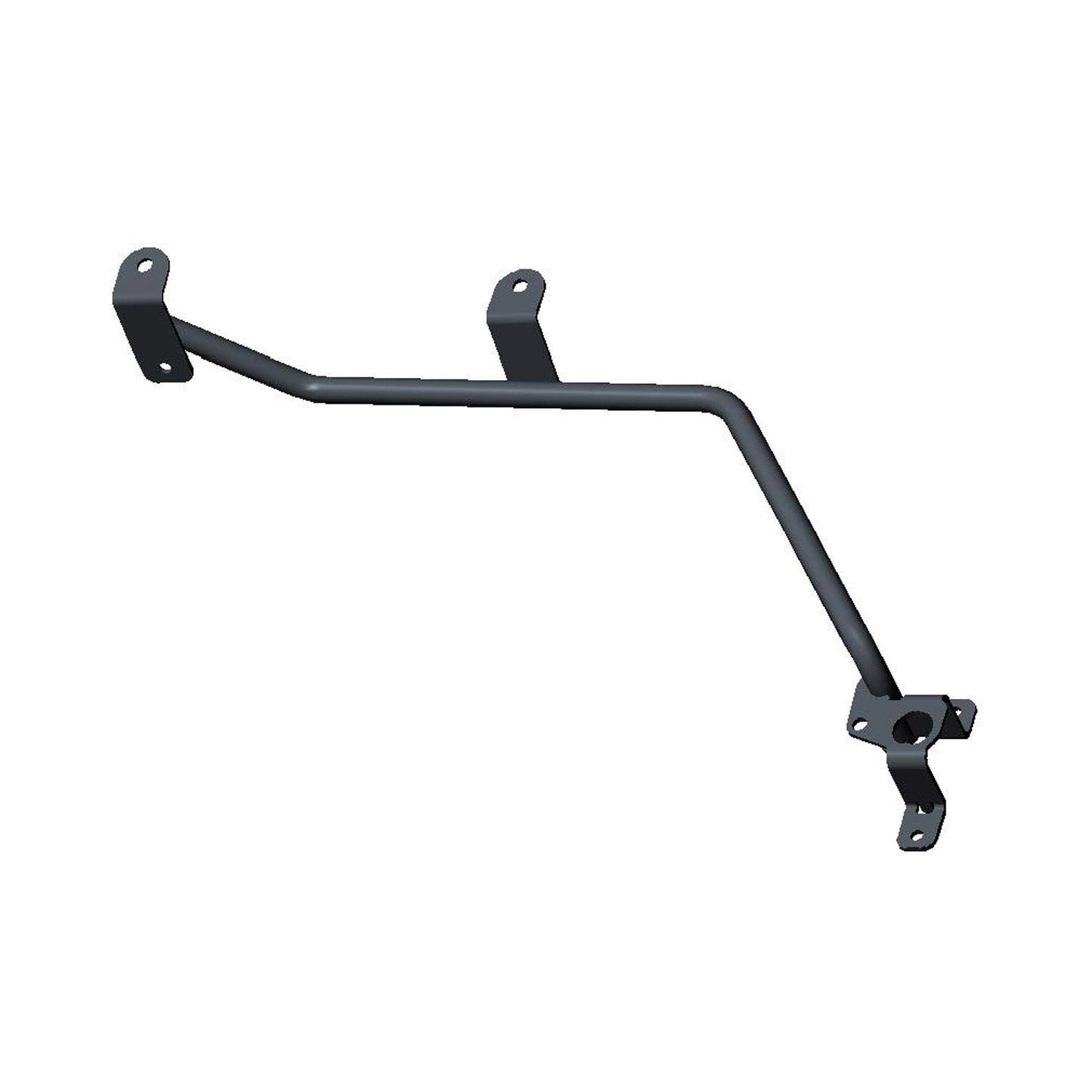 Polaris ATV Support, Fender, Right, Matte Black, Genuine OEM Part 1020098-458, Qty 1