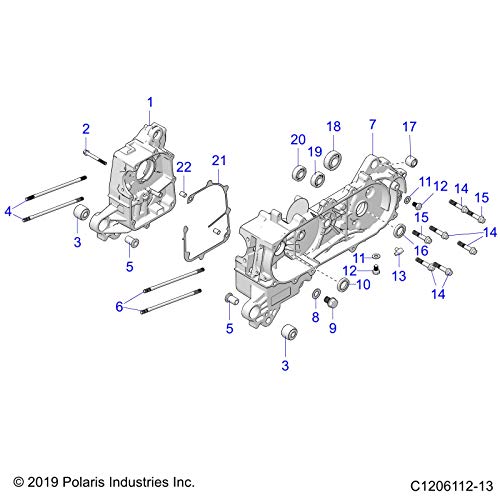 Polaris ATV Bolt M12�1.5�16, Genuine OEM Part 3023927, Qty 1