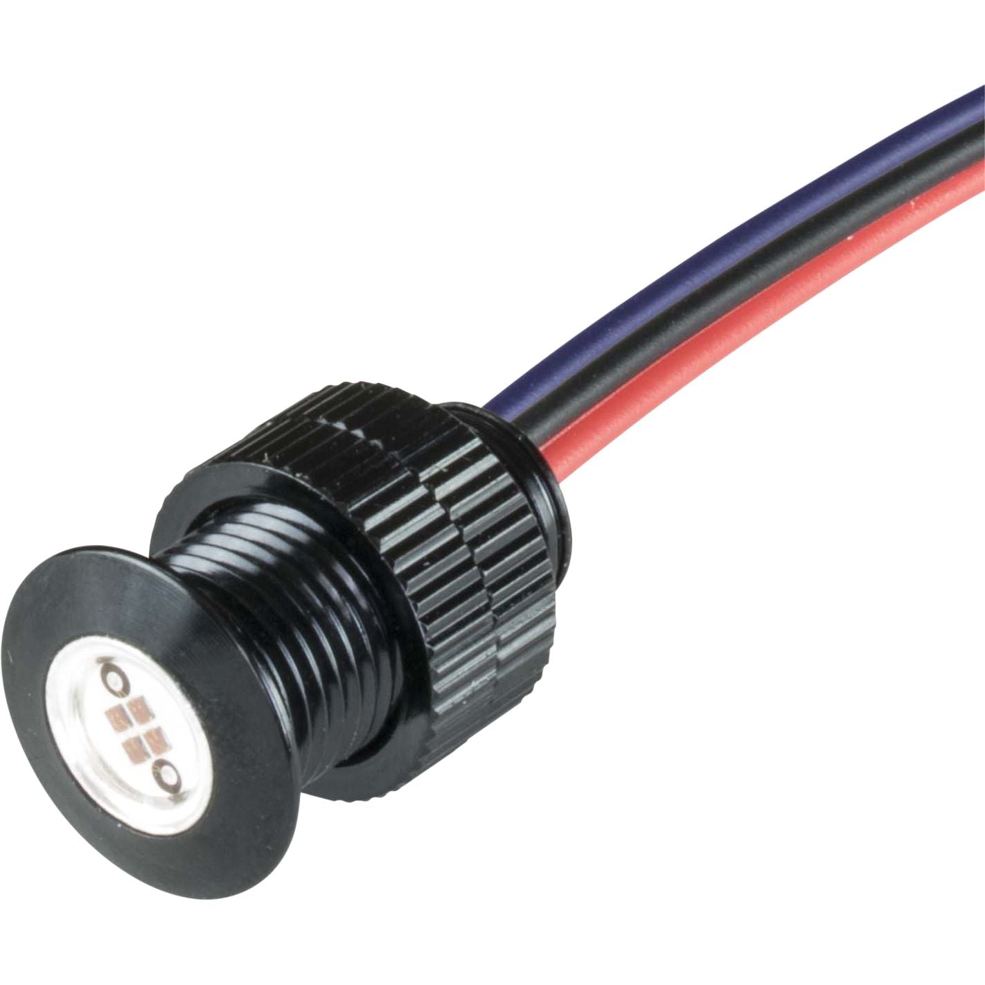 Lightning Bolts Red Led Black