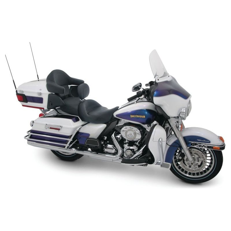 Mustang 08-21 Harley Electra Glide Std, Rd Glide ,Rd King, Str Glide Std Touring Solo Seat - Black
