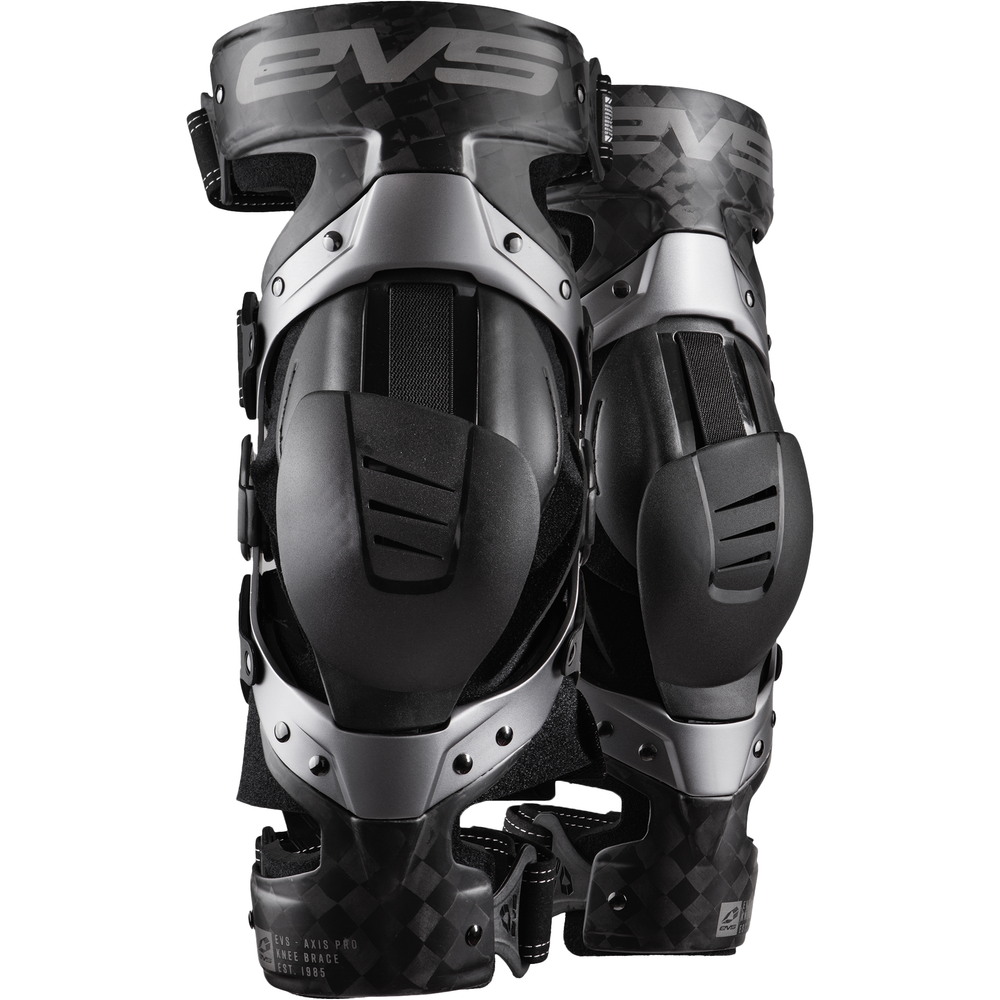Axis Pro Knee Brace Pair Black/Grey Lg