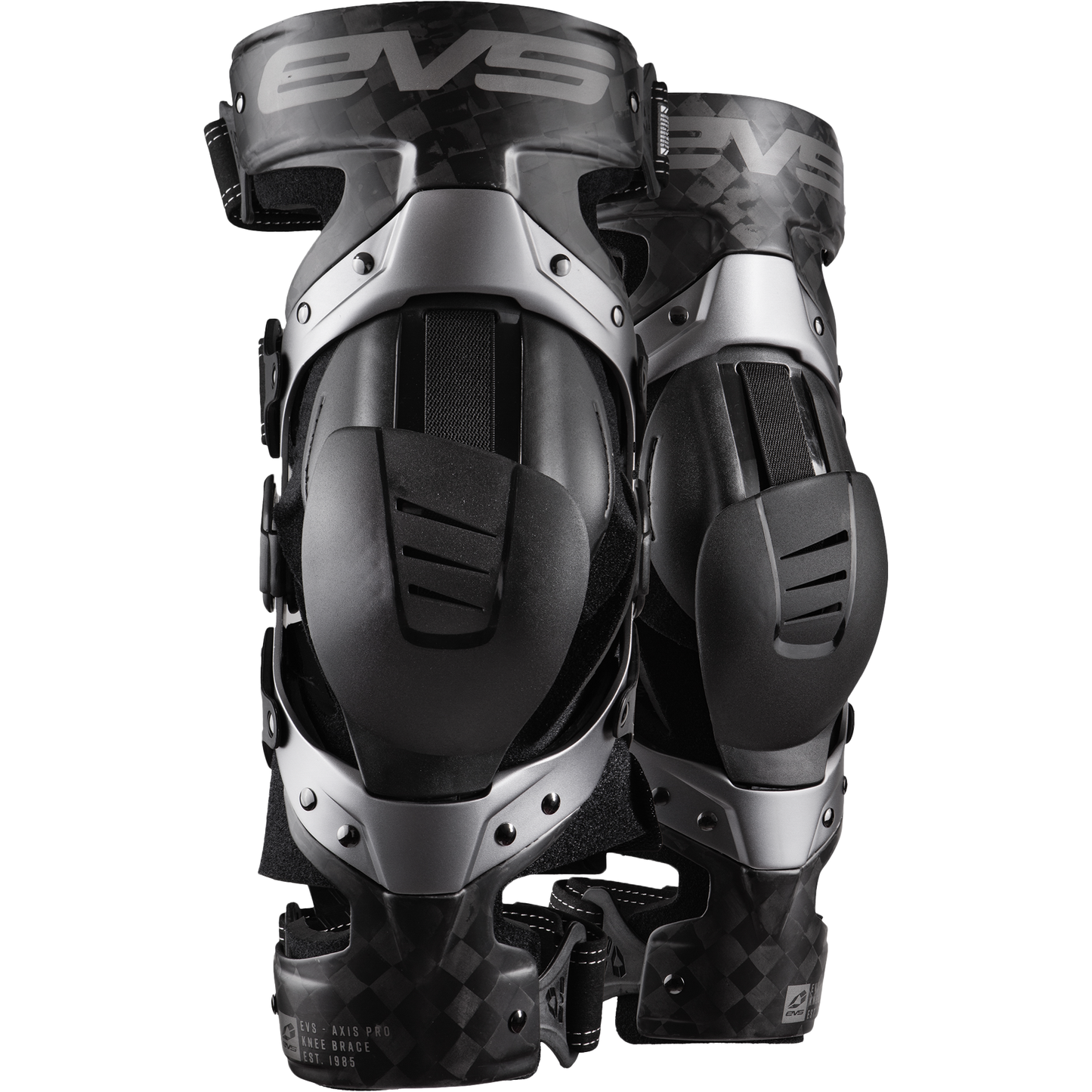 Axis Pro Knee Brace Pair Black/Grey Lg