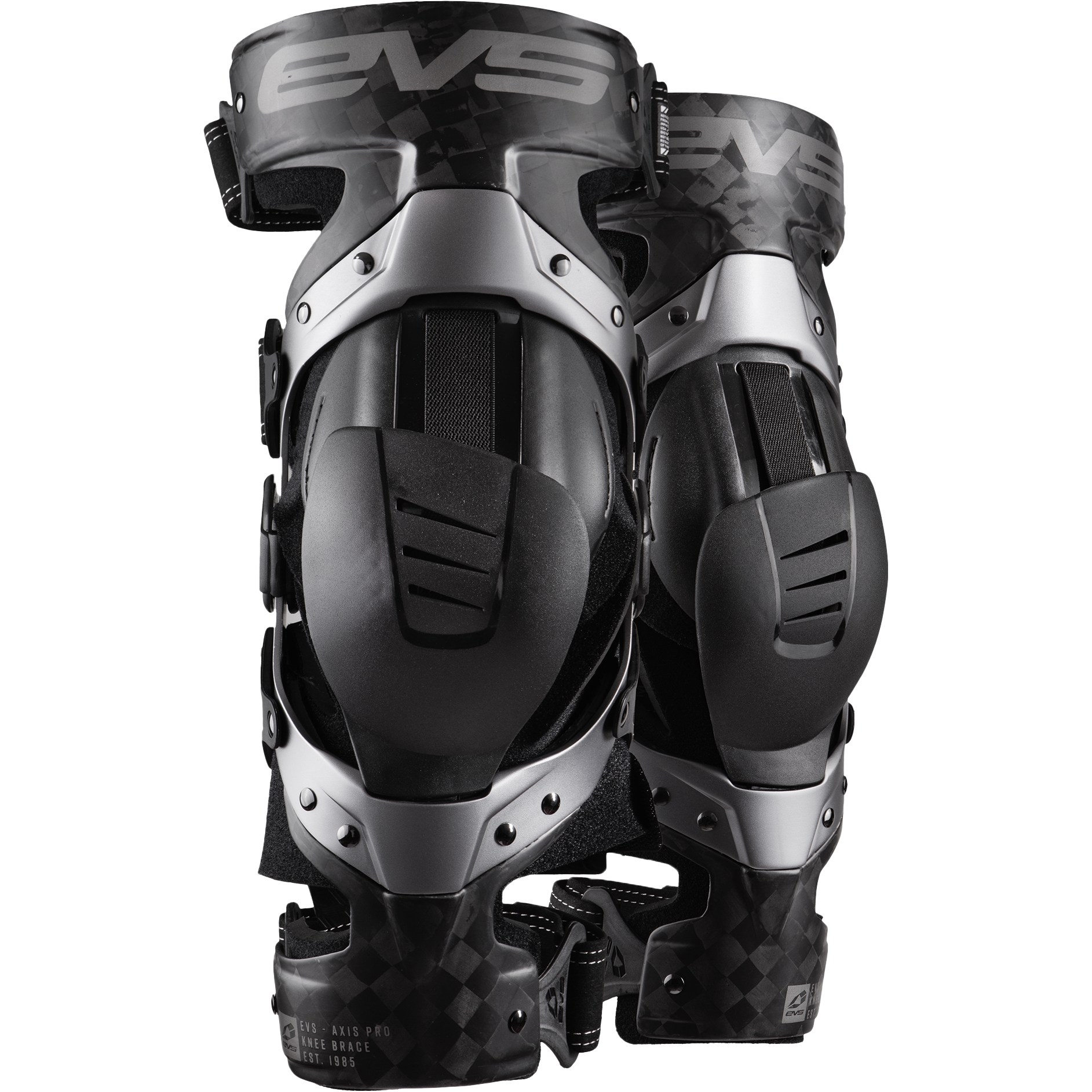 Axis Pro Knee Brace Pair Black/Grey Sm