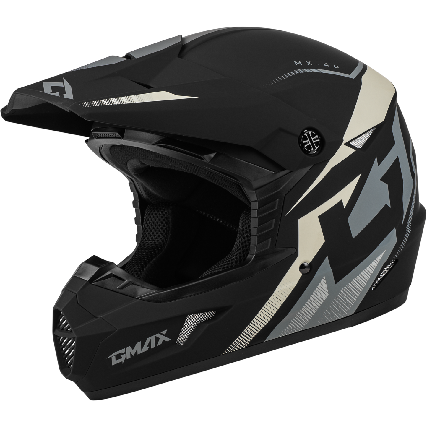 Mx 46 Compound Helmet Matte Black/Grey/White 2x