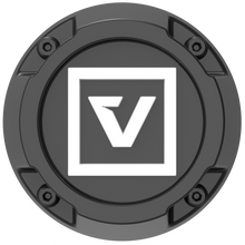 VCAP1 TALL CAP WHITE LOGO 35MM SATIN BLACK