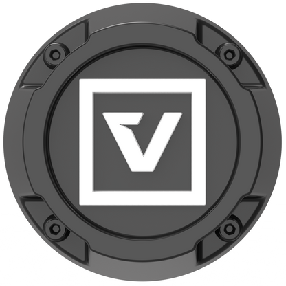 VCAP1 TALL CAP WHITE LOGO 35MM SATIN BLACK