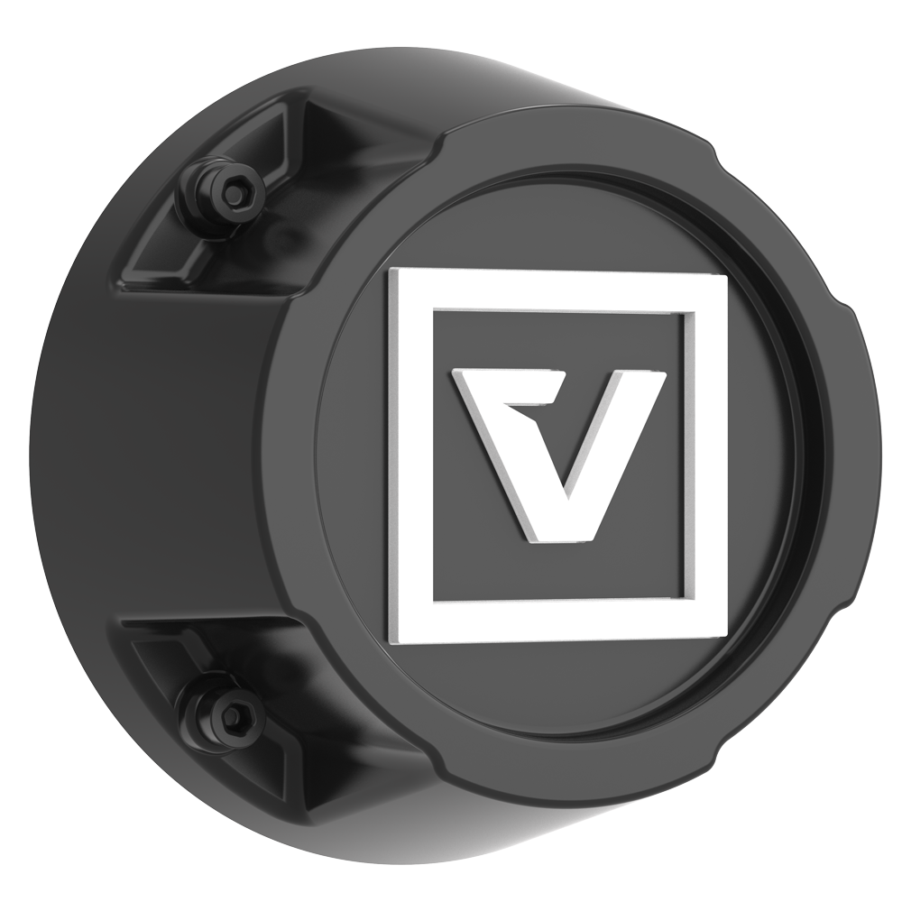 VCAP1 TALL CAP WHITE LOGO 35MM SATIN BLACK